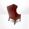 Mid-Century Danish Model 2204 Wing Back Armchair in Oxide Red Leather and Teak by Børge Mogensen for Fredericia, 1960s 7
