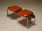 Mid-Century Italian Bench from Donati Latina Stilglass, 1970s 8