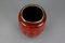Mid-Century Fat Lava Red Glazed Ceramic Vase from Bay Keramik, W. Germany, 1970s 11