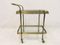 French Brass Drinks Trolley, 1960s, Image 9