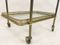 French Brass Drinks Trolley, 1960s, Image 4