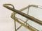 French Brass Drinks Trolley, 1960s, Image 11