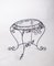 Portuguese Rustic Oval Table in Iron, 1950, Image 4