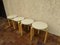 Vintage Hocker von Alvar Aalto für Artek, 2010er, 4er Set 1