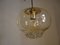 Lampada a sospensione in vetro dorato di Peill & Putzler, anni '70, Immagine 3