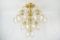 10-Light Pendant in Structured Glass, 1960s, Image 1