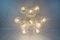 Hängelampe mit 10 Leuchten aus Strukturiertem Glas, 1960er 8