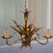 Wheat Leaf Chandelier, 1970s, Image 1