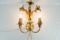 Gold-Plated Flower Lamp from Kögl, 1960s, Image 2