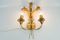 Lampada floreale placcata in oro di Kögl, anni '60, Immagine 7