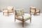 Skandinavisches Vintage Teak Sofa mit 3 Sesseln 9
