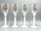 The Romeo and Juliet Goblets by Franklin Mint, 1986, Set of 4 2