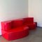 Rotes Superonda Sofa von Archizoom für Poltronova, 1967, 2er Set 5