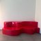 Rotes Superonda Sofa von Archizoom für Poltronova, 1967, 2er Set 16