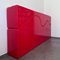 Rotes Superonda Sofa von Archizoom für Poltronova, 1967, 2er Set 1