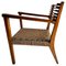 Vintage Italian Wood and Rope Armchair, 1930s, Image 1