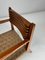 Vintage Italian Wood and Rope Armchair, 1930s, Image 7