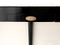 Demilune Ebonized Wood Console Table, 1940s 7