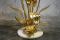 Vintage Regency Brass Flower Floor Lamp, 1970s 7