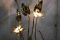 Vintage Regency Blumen Stehlampe aus Messing, 1970er 6