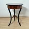 Round Biedermeier Sewing Table in Walnut with Ebonized Legs, South Germany, 1825 18