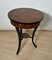 Round Biedermeier Sewing Table in Walnut with Ebonized Legs, South Germany, 1825 2