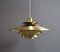 Verona Brass Hanging Lamp from Jeka Metaltryk, 1960s 1