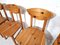 Sedie da pranzo vintage in legno di pino di Rainer Daumiller, anni '70, set di 4, Immagine 6
