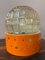 Lampada da tavolo arancione di Gerold Porzellan Bavaria, Immagine 4