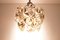 Vintage Ceiling Lamp with Hexagonal Crystals from Kinkeldey, Image 4