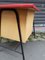 French Desk with Red Vinyl Top, 1960s, Image 7