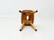 Swiss Wooden Quadripod Stool in Pine 7