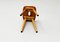 Swiss Wooden Quadripod Stool in Pine 11