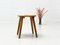 Swiss Wooden Quadripod Stool in Pine 1