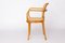 Ligna Armchair Bentwood Beech with New Rattan Cane by Josef Hoffmann in the style of Thonet, Czechoslovakia, 1960s 3