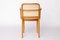 Ligna Armchair Bentwood Beech with New Rattan Cane by Josef Hoffmann in the style of Thonet, Czechoslovakia, 1960s 4