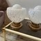 Lampade da tavolo Mid-Century moderne in vetro di Murano e ottone attribuite a Mazzega, anni '70, set di 2, Immagine 7