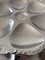 Vintage Silver-Plated Oyster Plates, Set of 6 2