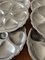 Vintage Silver-Plated Oyster Plates, Set of 6 3