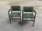 Green Chairs, 1960s, Set of 2 1