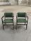 Grüne Stühle, 1960er, 2er Set 3