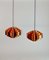 Ultra Copper Pendants by Jo Hammerborg for Fog & Mørup, 1960s, Set of 2, Image 10