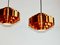 Ultra Copper Pendants by Jo Hammerborg for Fog & Mørup, 1960s, Set of 2 4