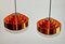 Ultra Copper Pendants by Jo Hammerborg for Fog & Mørup, 1960s, Set of 2, Image 3