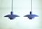 Suspensions PH4/3 Lavande Mid-Century par Poul Henningsen pour Louis Poulsen, Set de 2 1