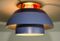 Lampade a sospensione PH4/3 Mid-Century color lavanda di Poul Henningsen per Louis Poulsen, set di 2, Immagine 3