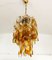 Italian Amber Murano Glass Pendant from Mazzega, 1960s 11