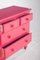 Vintage Kommode in Rosa, 1970er 7