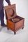 Table de Chevet en Bois avec Récipient Sanitaire, Angleterre, 1920s 9