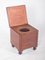 English Wooden Bedside Table with Sanitary Container, 1920s, Image 6
